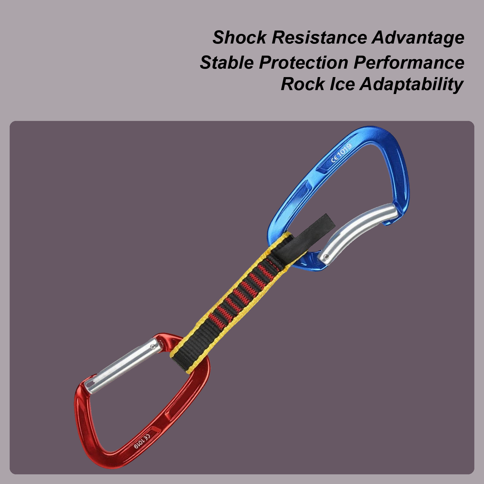 Outdoor Adventure Camp - Quickdraws Climbing Climbing Carabiner Accessories Mountaineering