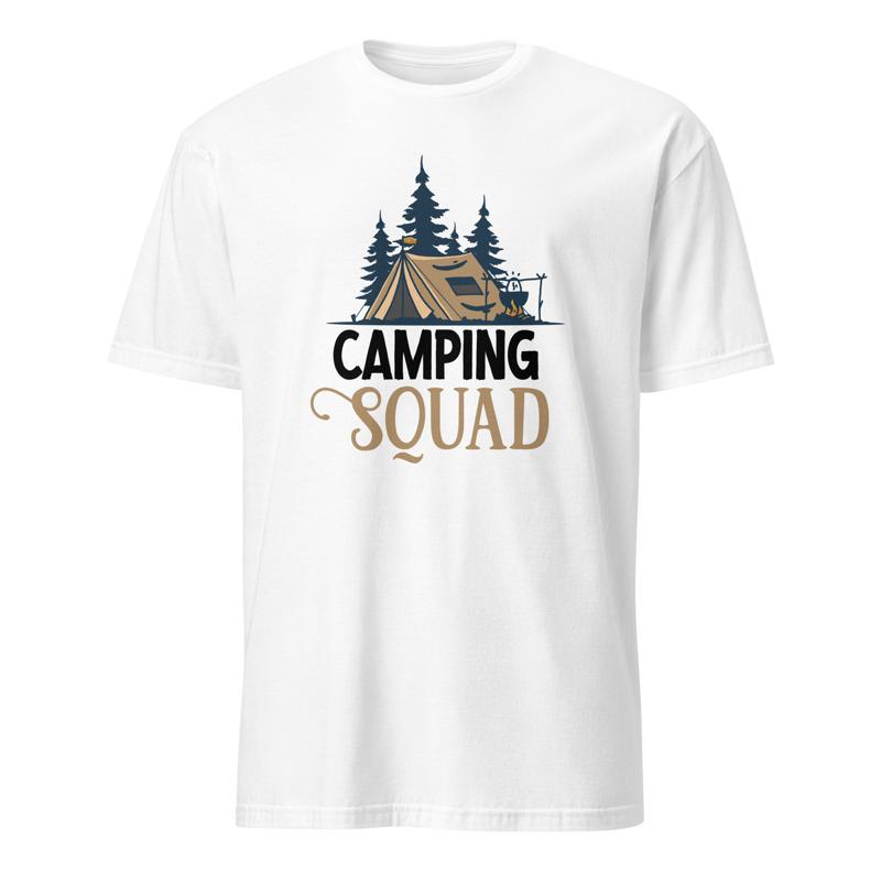 Outdoor Adventure With No Backpack - Camping T Shirt Hiking Nature Tent