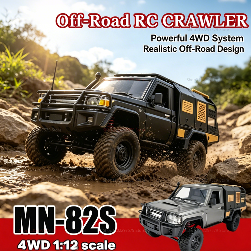 Outdoor Adventure Gifts - MN82 MN82S RC Crawler Truck 1/12