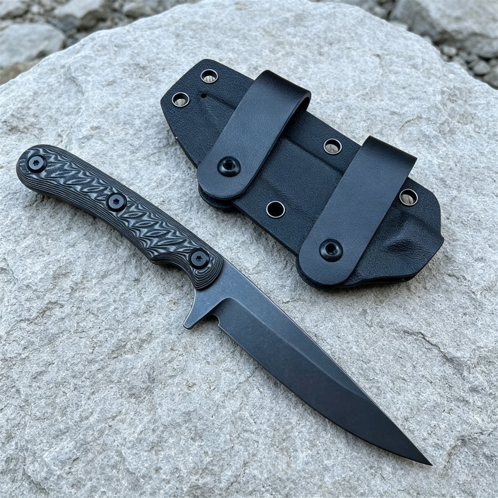 Outdoor Adventure With No Backpack - EDC Outdoor Straight Knife 7Cr13Mov Adventure