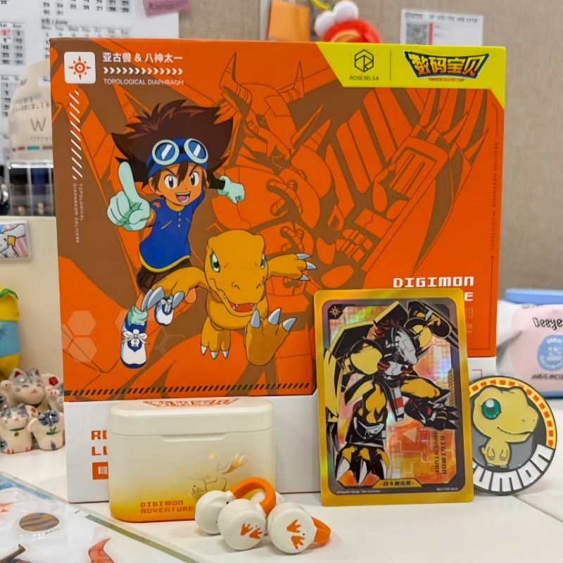 Outdoor Adventure Gifts - New Digimon Adventure Wireless Earbuds -