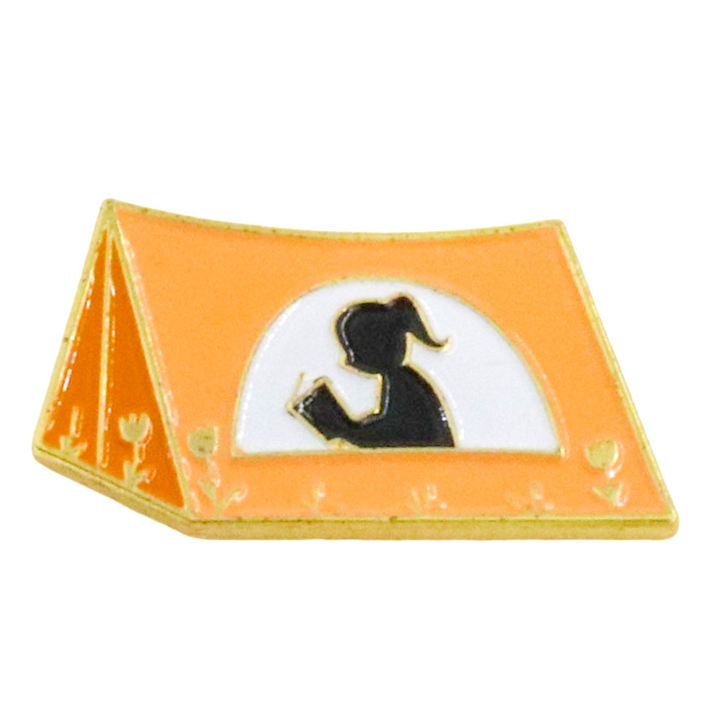 Yellow Tent and Girl Reading R - огляд і ціна Outdoor Adventure Girl
