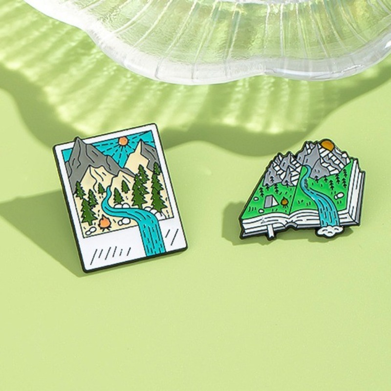 Adventure-Themed Enamel Pins:  - огляд і ціна Outdoor Adventure Friends