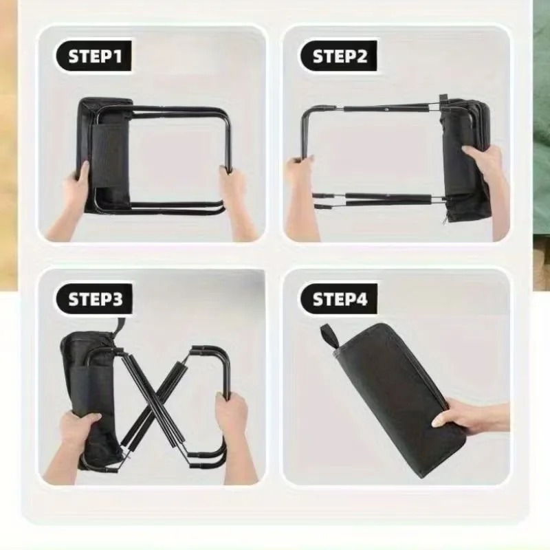 Portable Foldable Backpack Sto - огляд і ціна Outdoor Adventure With No Backpack