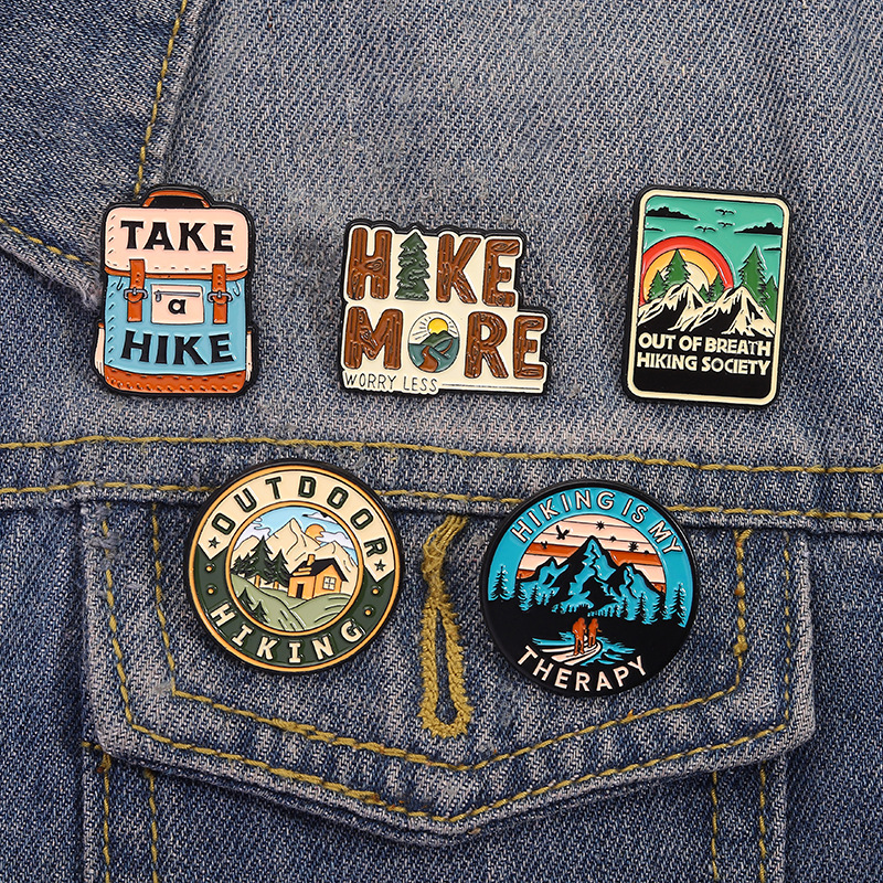 5pcs/set Outdoor Hiking Enamel - огляд і ціна Outdoor Adventure Friends
