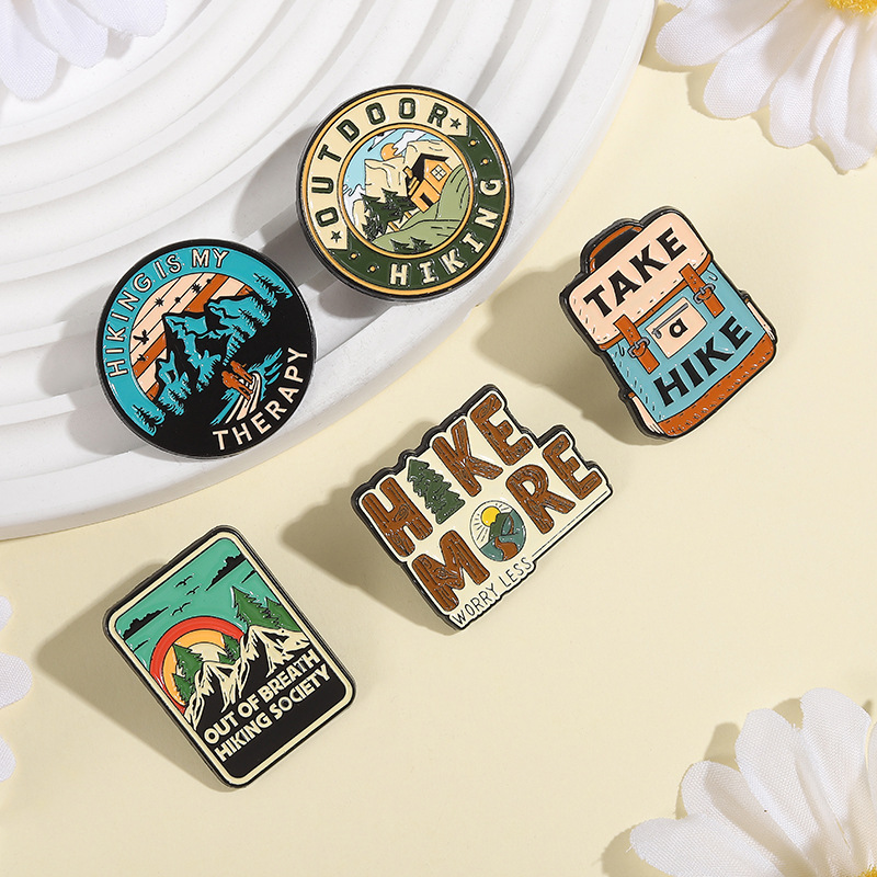5pcs/set Outdoor Hiking Enamel - огляд і ціна Outdoor Adventure Friends