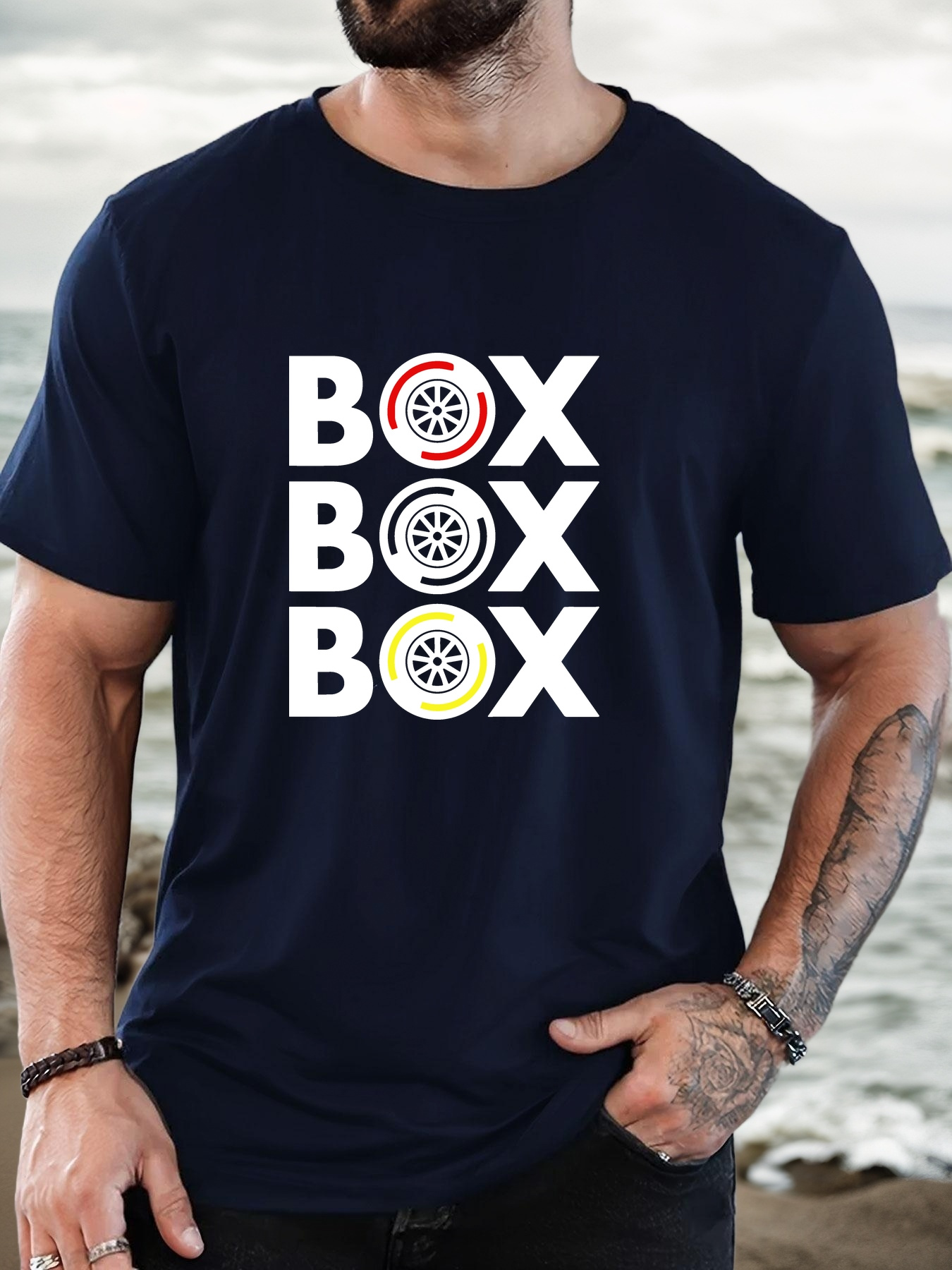 Race Car Wheel Men Cotton T Sh - огляд і ціна Outdoor Adventure Races