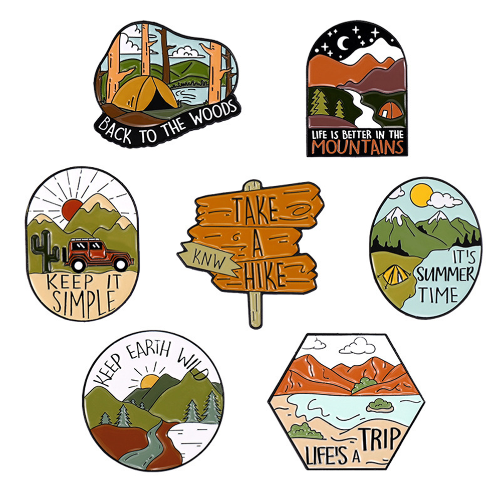 Outdoor Adventure Enamel Pins  - огляд і ціна Outdoor Adventure Friends