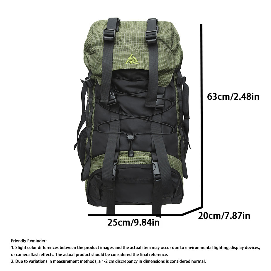 55L Outdoor Mountaineering Bac - огляд і ціна Outdoor Adventure With No Backpack
