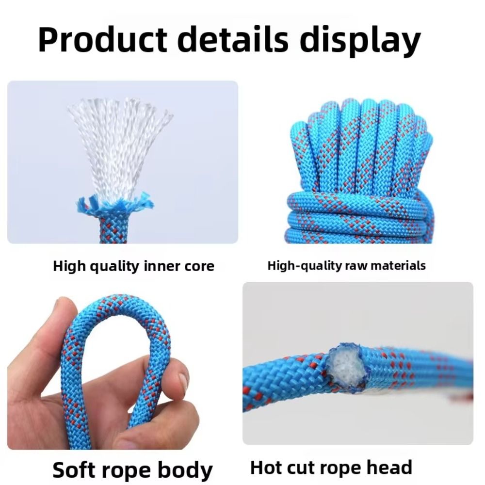 Equipment Thickened 12mm Safet - огляд і ціна Rope Climbing Static
