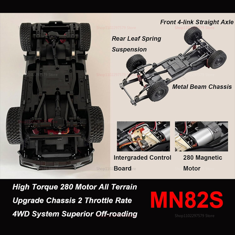 MN82 MN82S RC Crawler Truck 1/ - огляд і ціна Outdoor Adventure Gifts