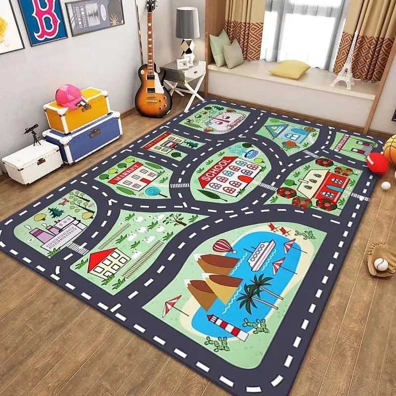 Kids City Road Play Rug Intera - огляд і ціна Outdoor Adventure Educator
