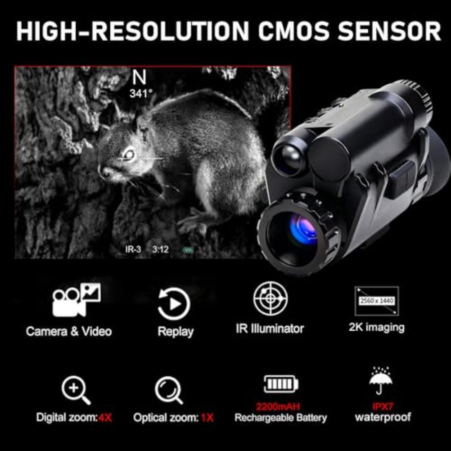 Digital 4X Zoom Night Vision M - огляд і ціна Outdoor Adventure Camp