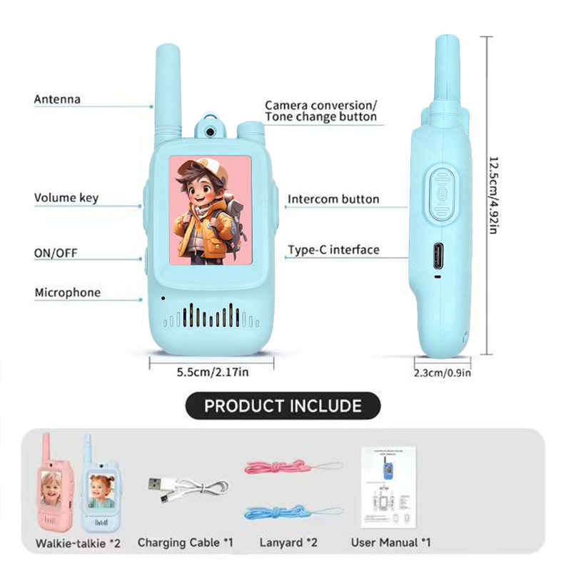 2pcs kids Video Walkie Talkie  - огляд і ціна Outdoor Adventure Gifts
