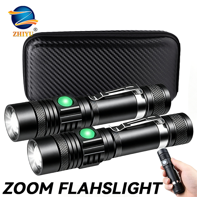 T6 LED Rechargeable Flashlight - огляд і ціна Outdoor Adventure Camp