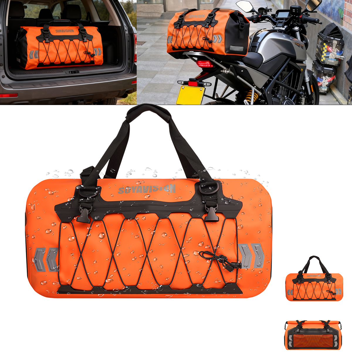Motorcycle Waterproof Tail Bag - огляд і ціна Outdoor Adventure Rafting