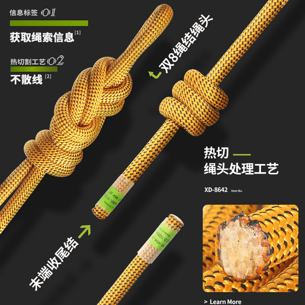 Φ:10.5mm/12mm-5m, Outdoor Moun - огляд і ціна Rope Climbing Static