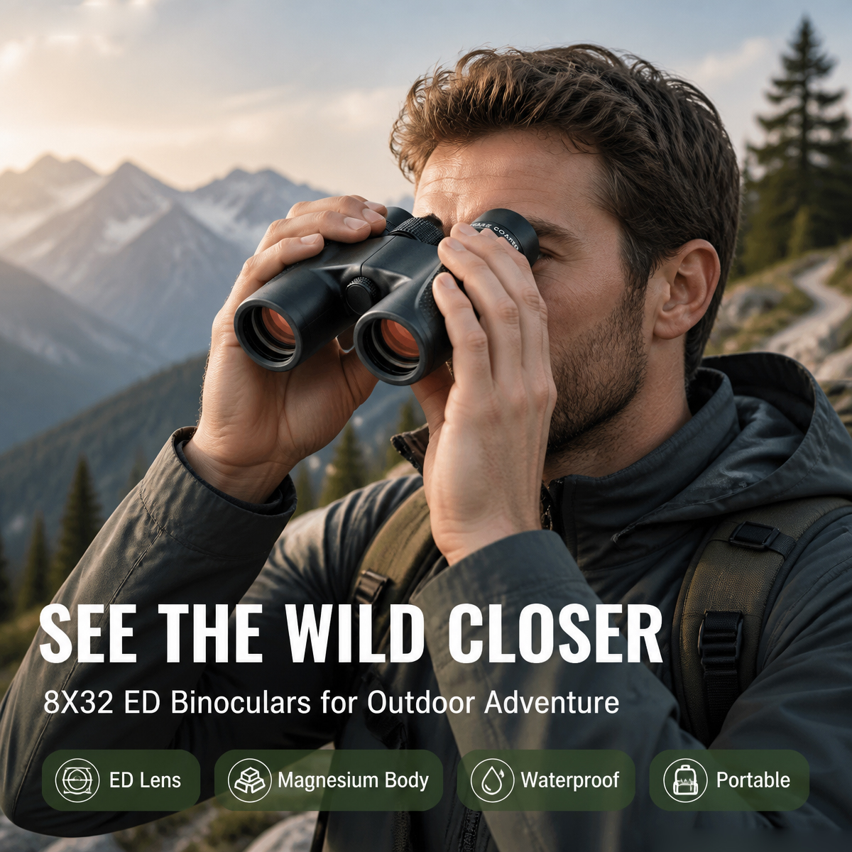 Binoculars Shuntu 8x32 Telesco - огляд і ціна Outdoor Adventure Films